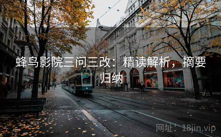 蜂鸟影院三问三改：精读解析，摘要归纳