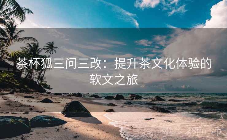 茶杯狐三问三改：提升茶文化体验的软文之旅