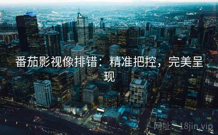 番茄影视像排错：精准把控，完美呈现